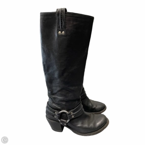 Boots Designer By Frye In Black, Size: 6.5 Moisture Wicking Lining