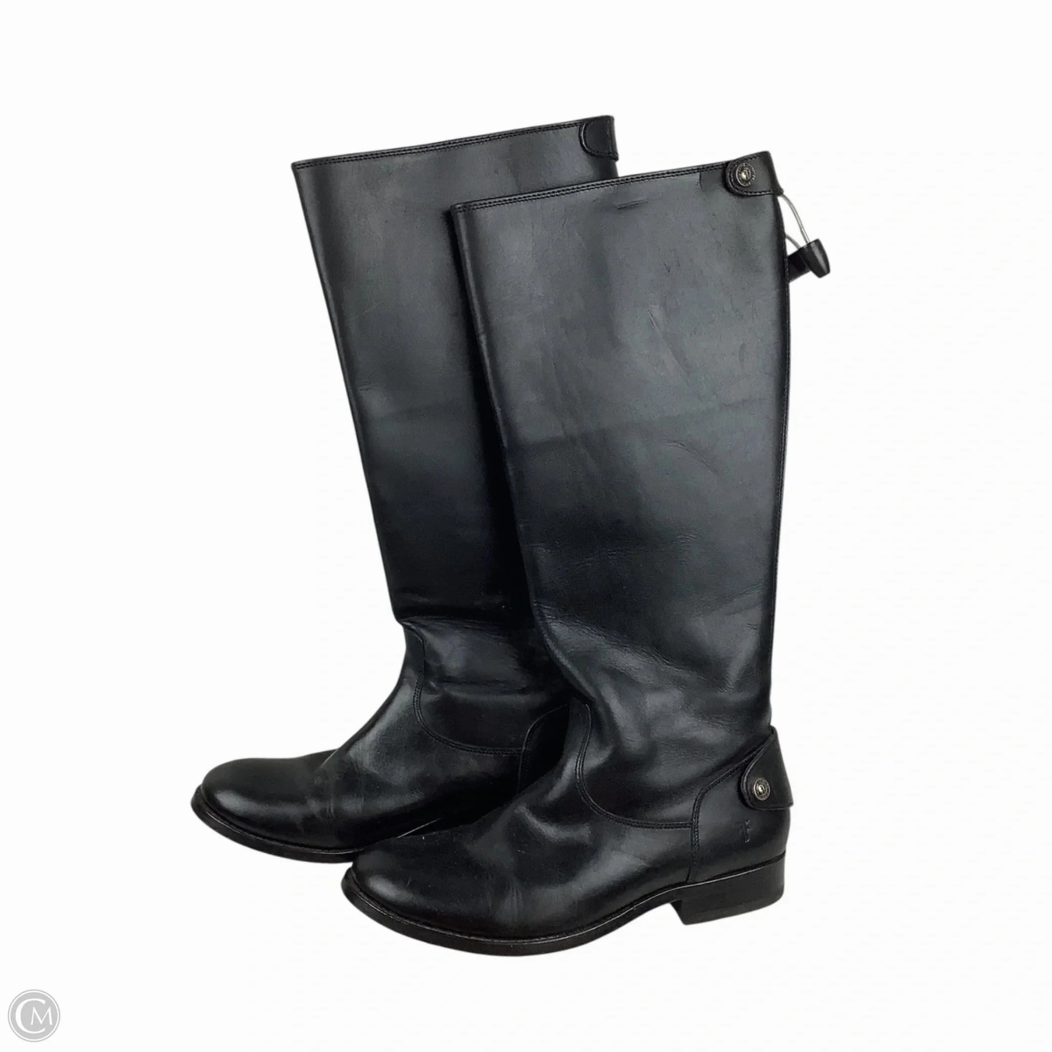 Anatomical Toe Shape Boots Designer By Frye In Black, Size: 7