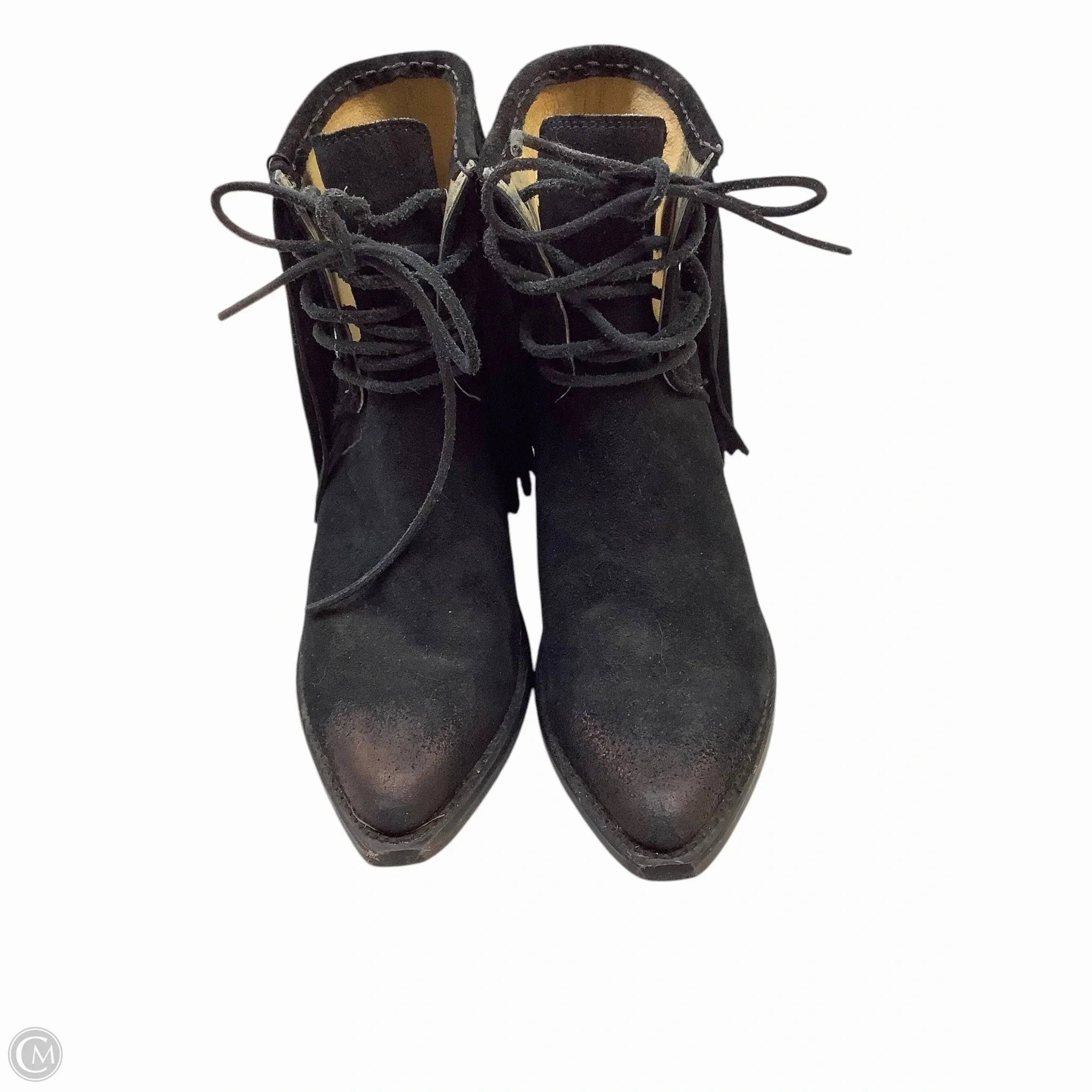 Easy To Clean Boots Designer By Frye In Black, Size: 8