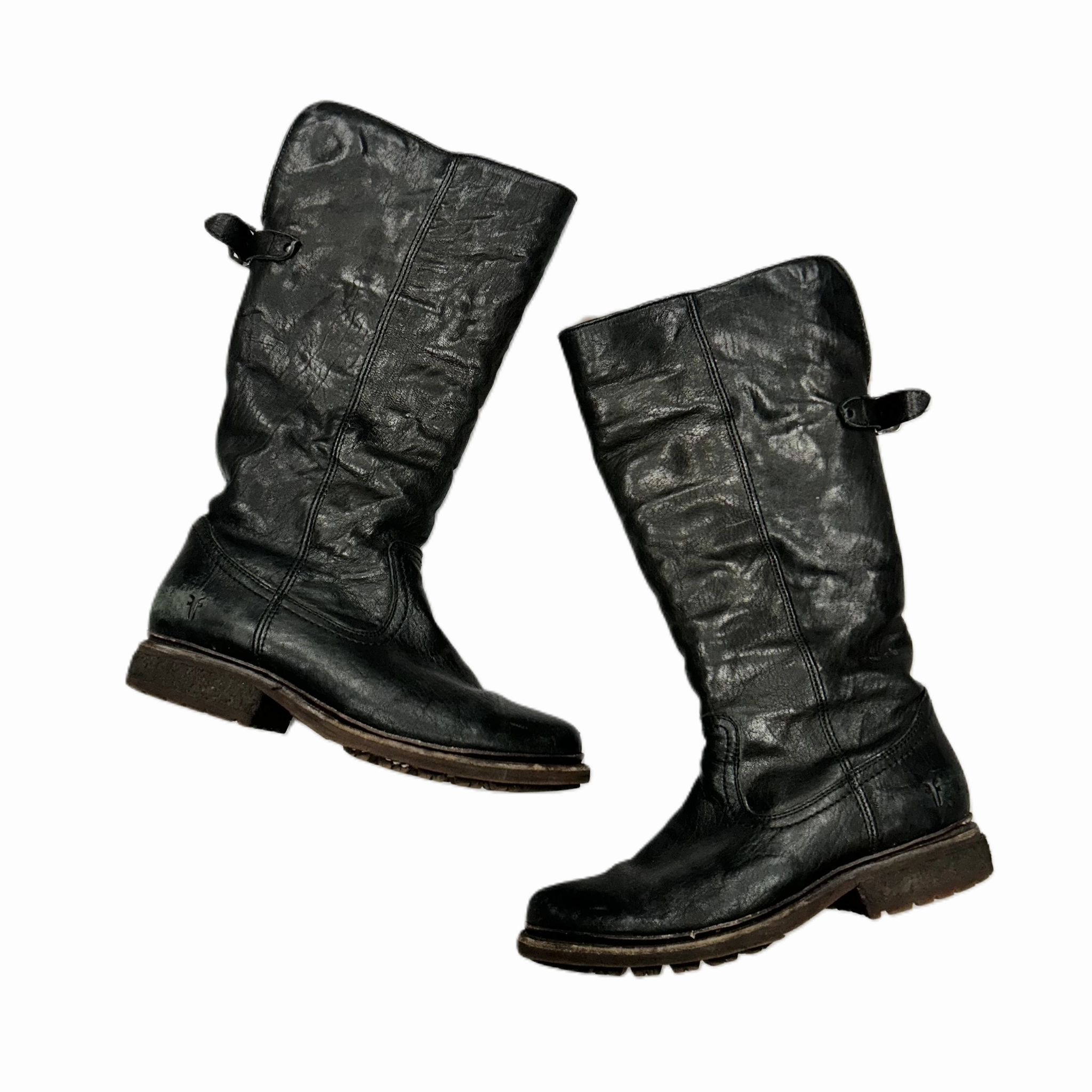 Boots Designer By Frye In Black, Size: 8 Morning Walk