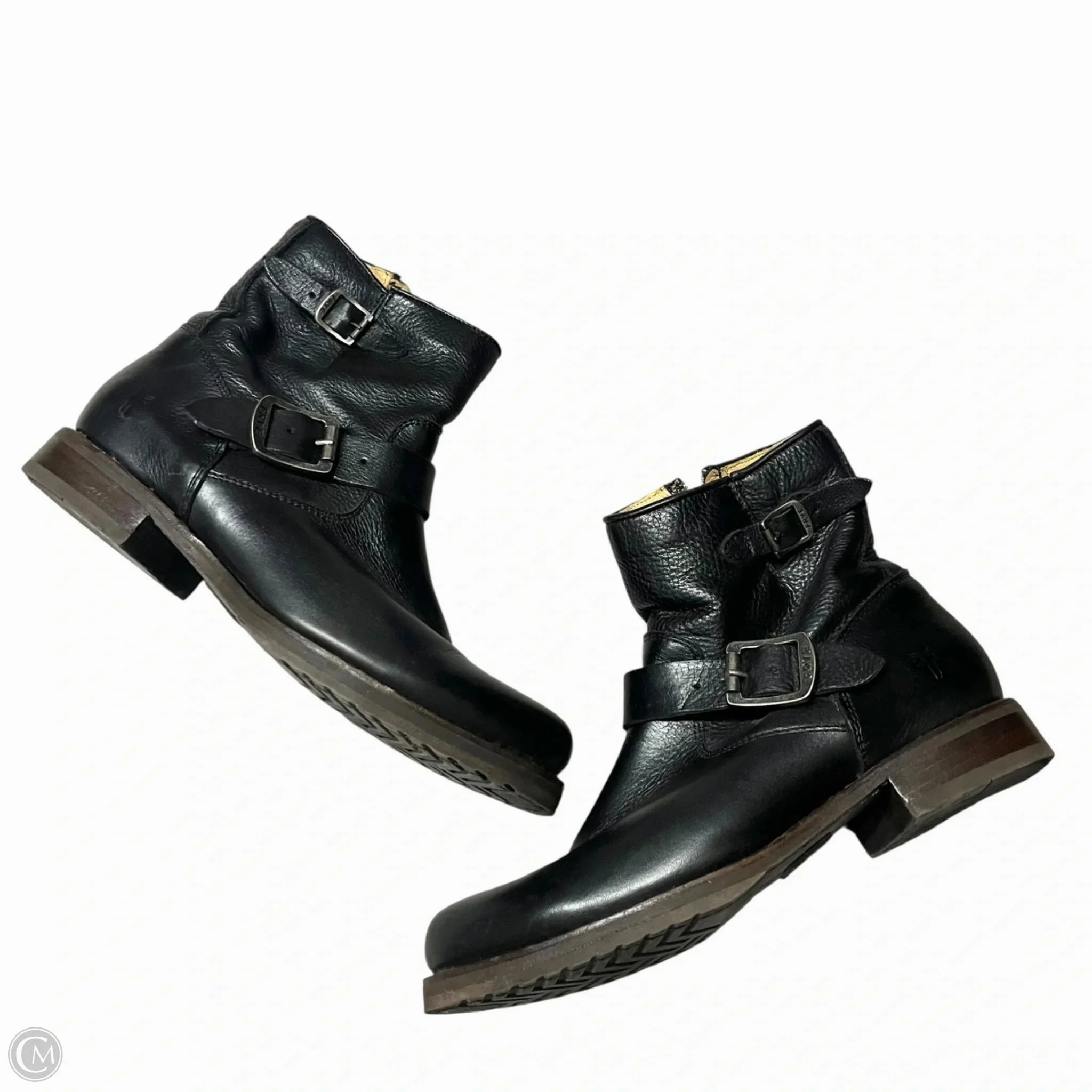 Cushioned Base Busy Professionals Pack Safe Boots Designer By Frye In Black, Size: 9