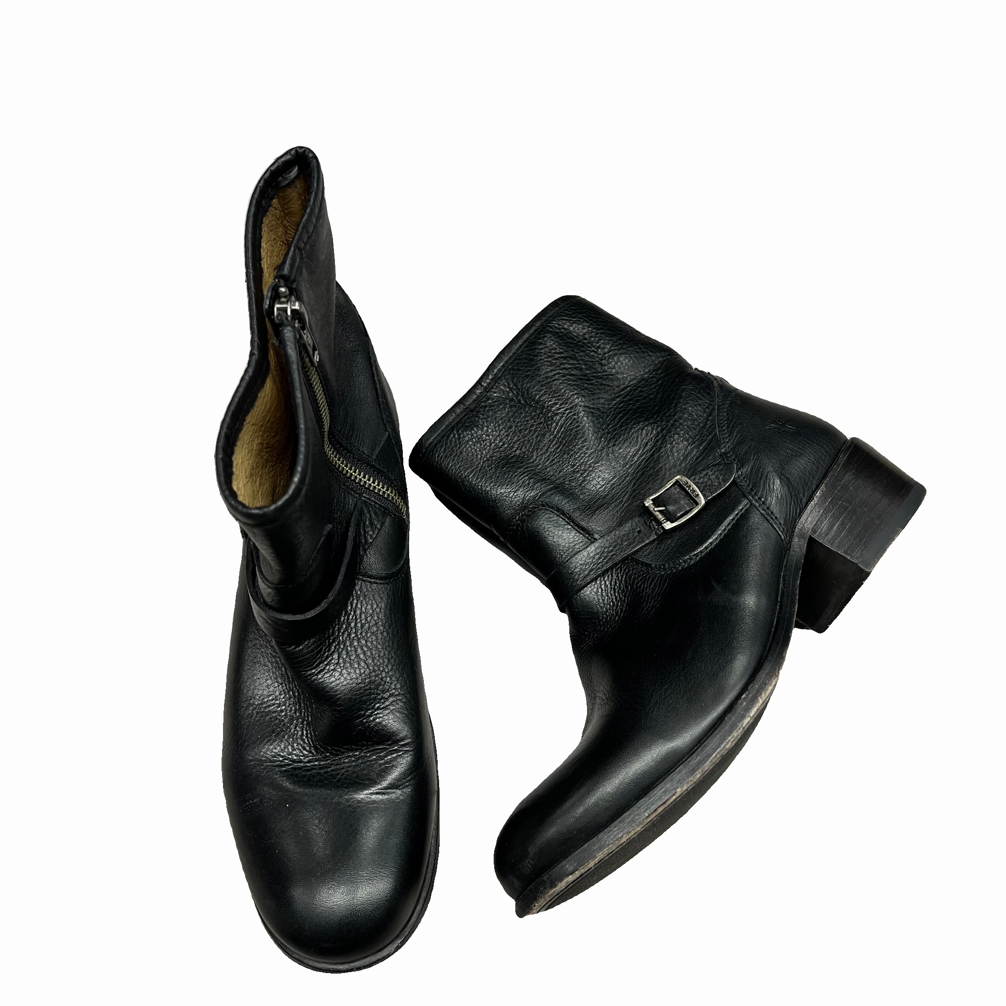 Boots Designer By Frye In Black, Size: 9 Lightweight Form Road Trip