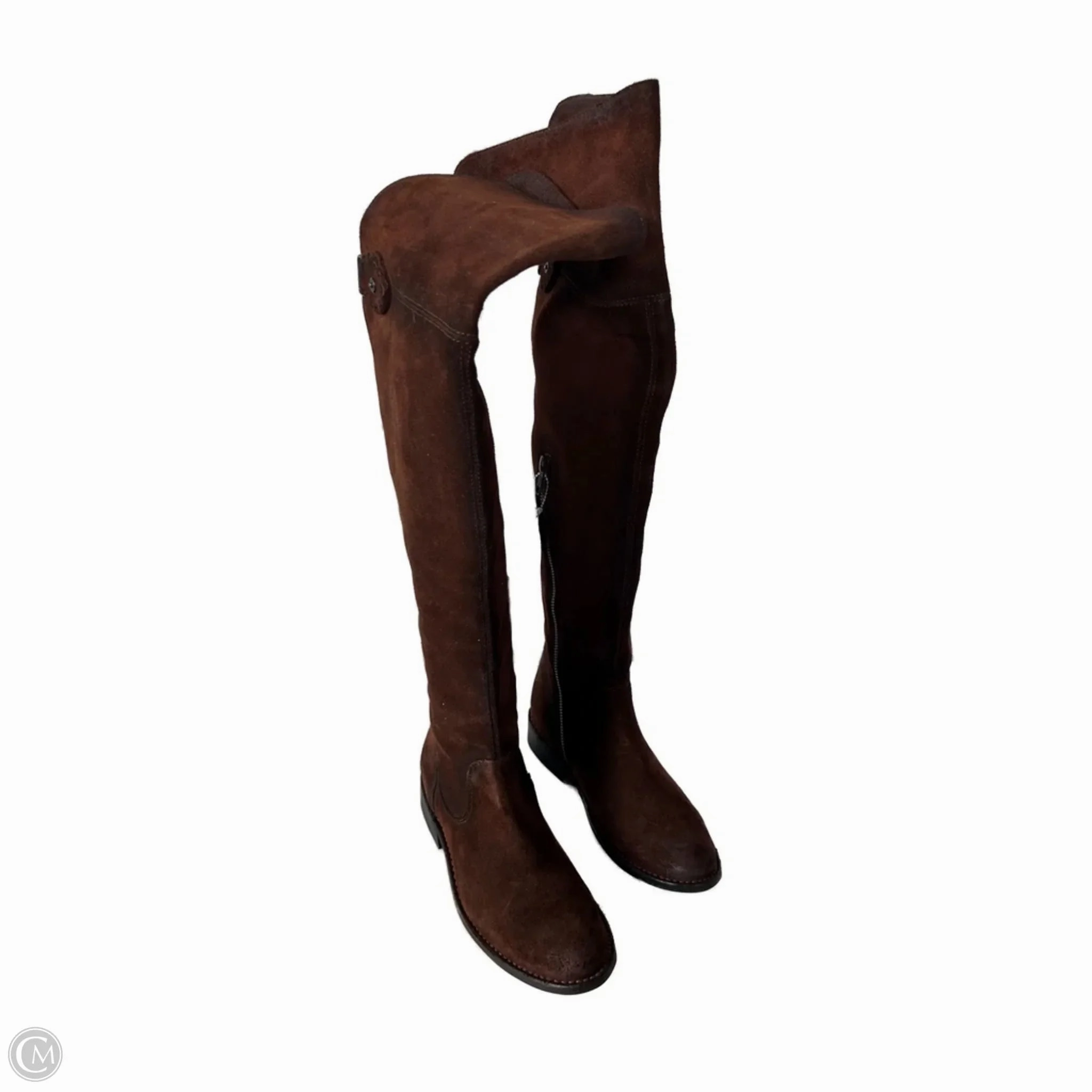 Block Walk Airflow Ventilation Boots Designer By Frye In Brown, Size: 5.5