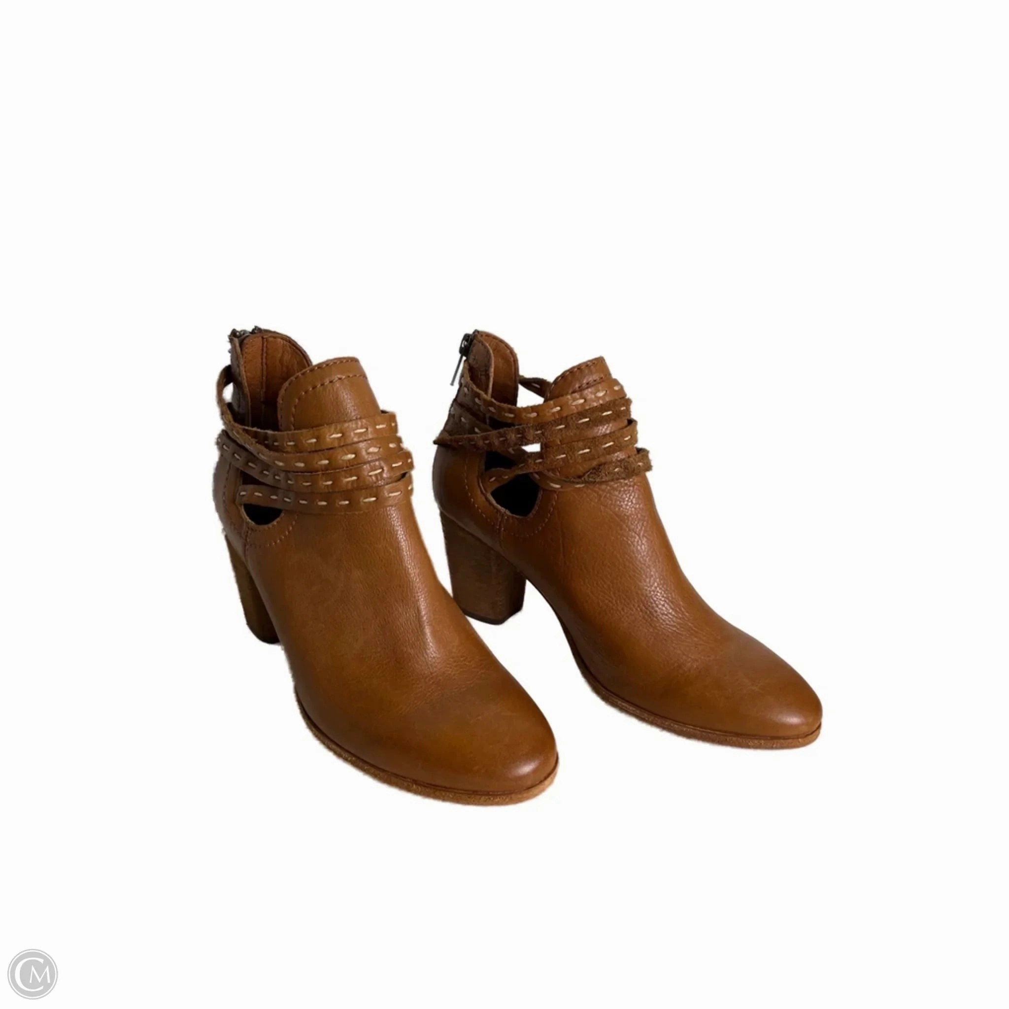 Boots Designer By Frye In Brown, Size: 7.5 Ultra Light Airport Travel Grace Walk