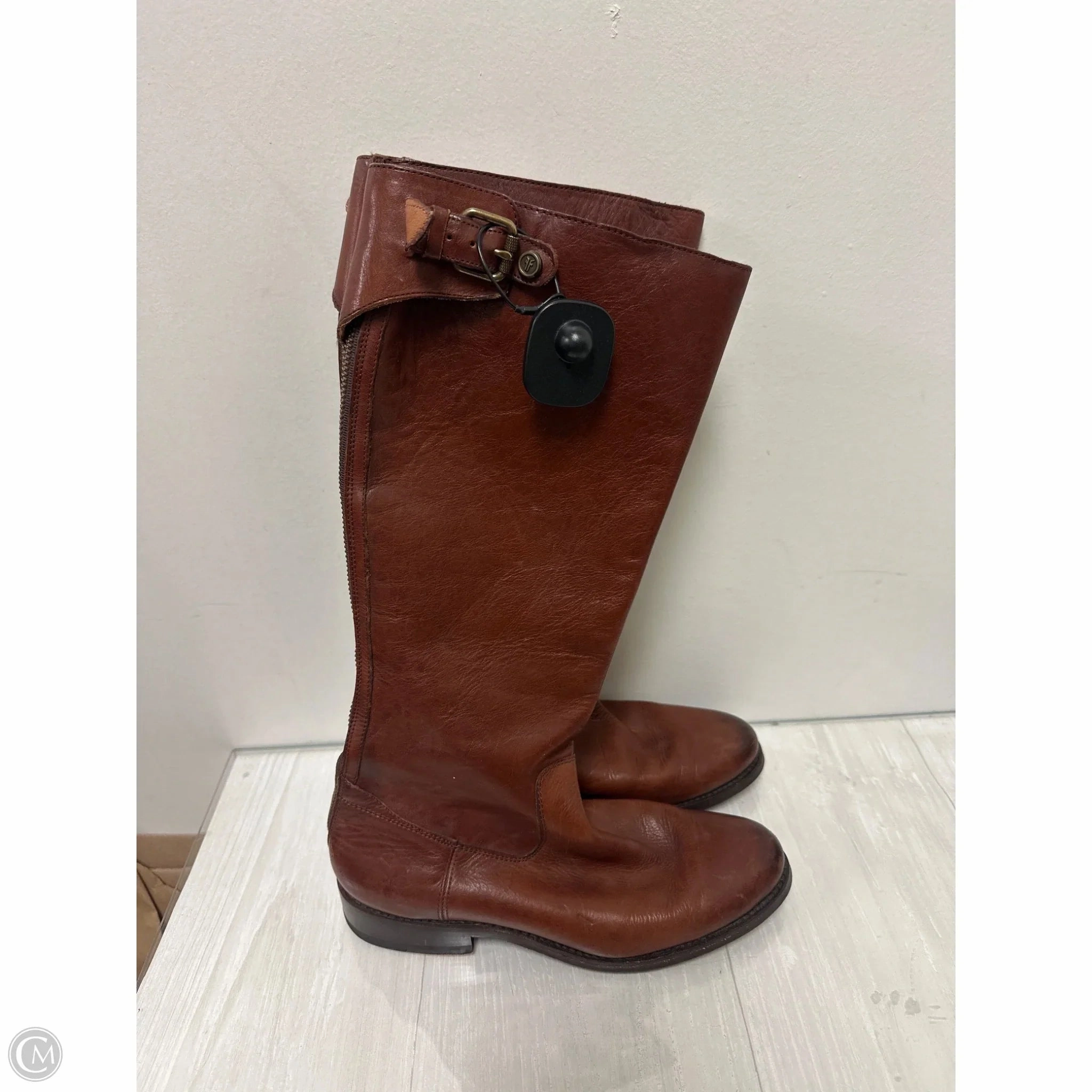 Anti Fatigue Technology Boots Designer By Frye In Brown, Size: 7.5