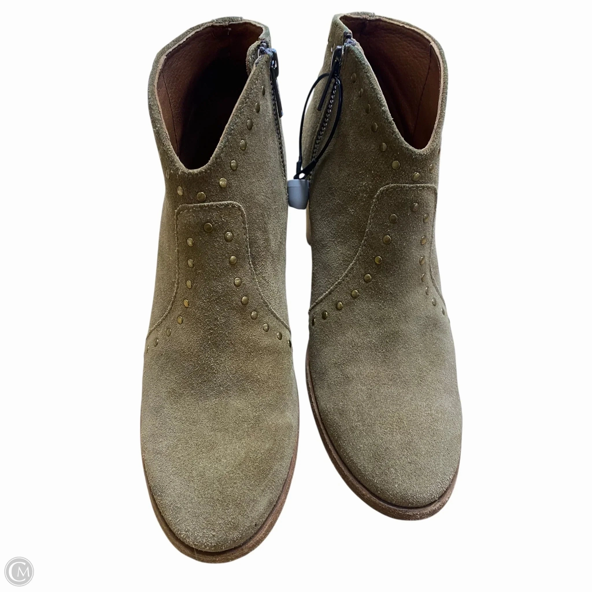 Marathon Fit Boots Designer By Frye In Brown, Size: 7