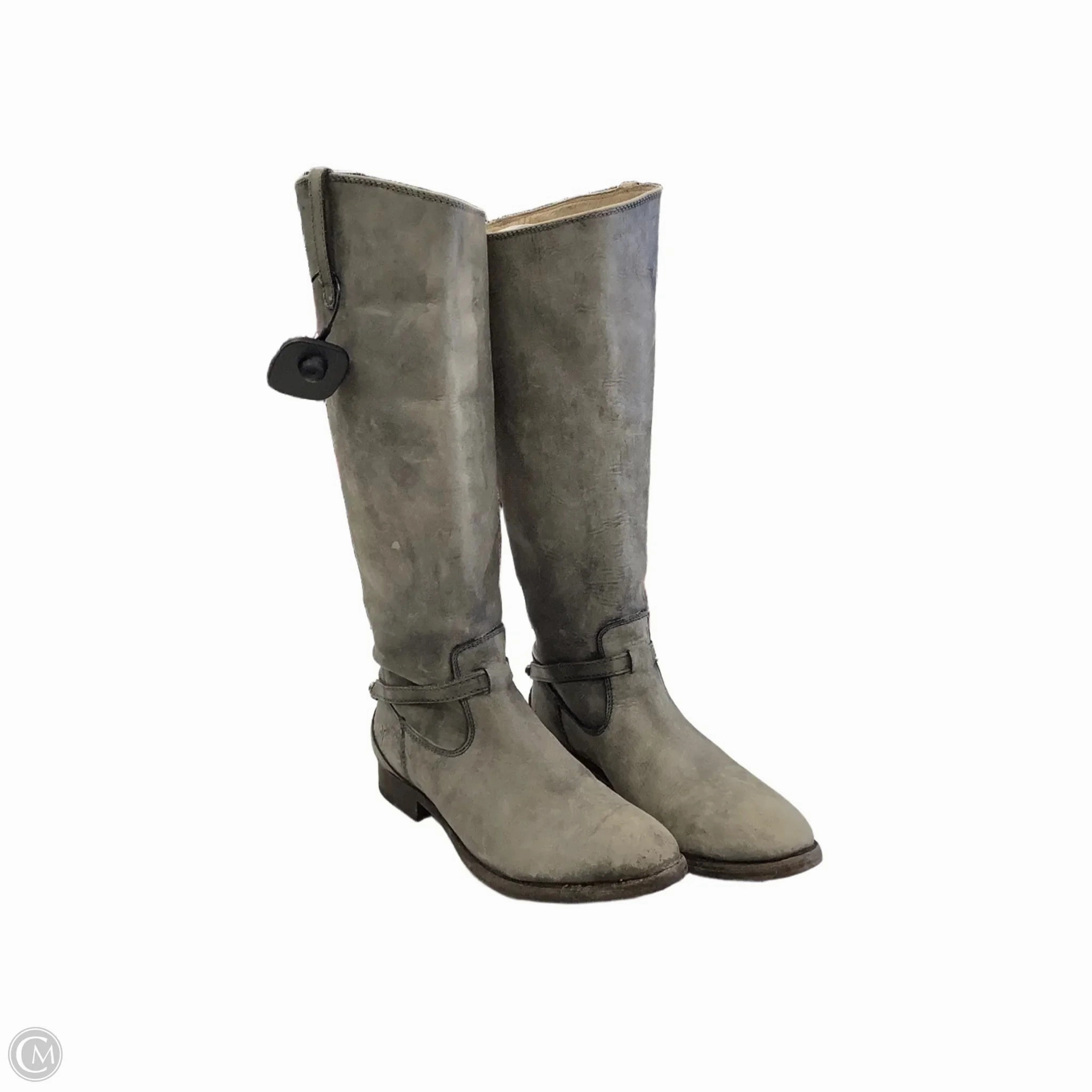 Boots Designer By Frye In Brown, Size: 8.5 Hill Walk Reinforced toe cap