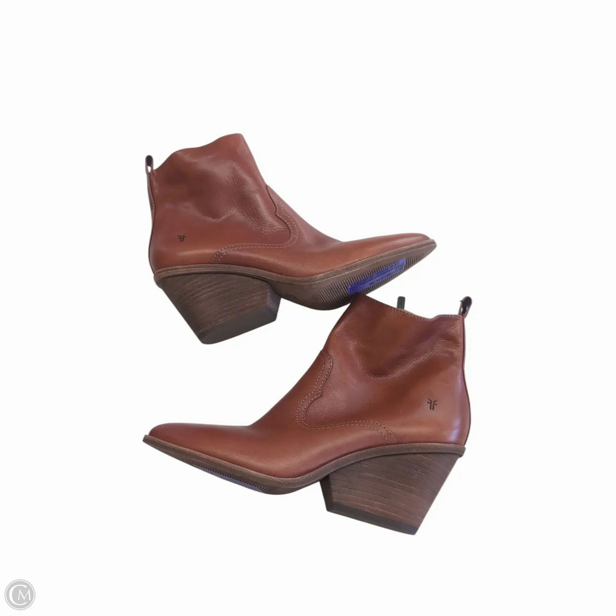 Boots Designer By Frye In Brown, Size: 8.5 Nordic Tone