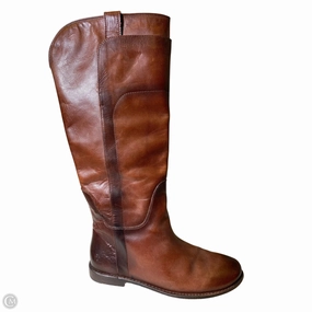 Action Fast Trendy Boots Designer By Frye In Brown, Size: 8