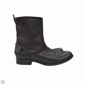 Thermal Insulation Layer Multi Directional Tread Pattern Boots Designer By Frye In Brown, Size: 9