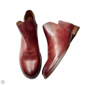 Boots Designer By Frye In Maroon, Size: 7.5 Mind Ease Memory Foam Insert