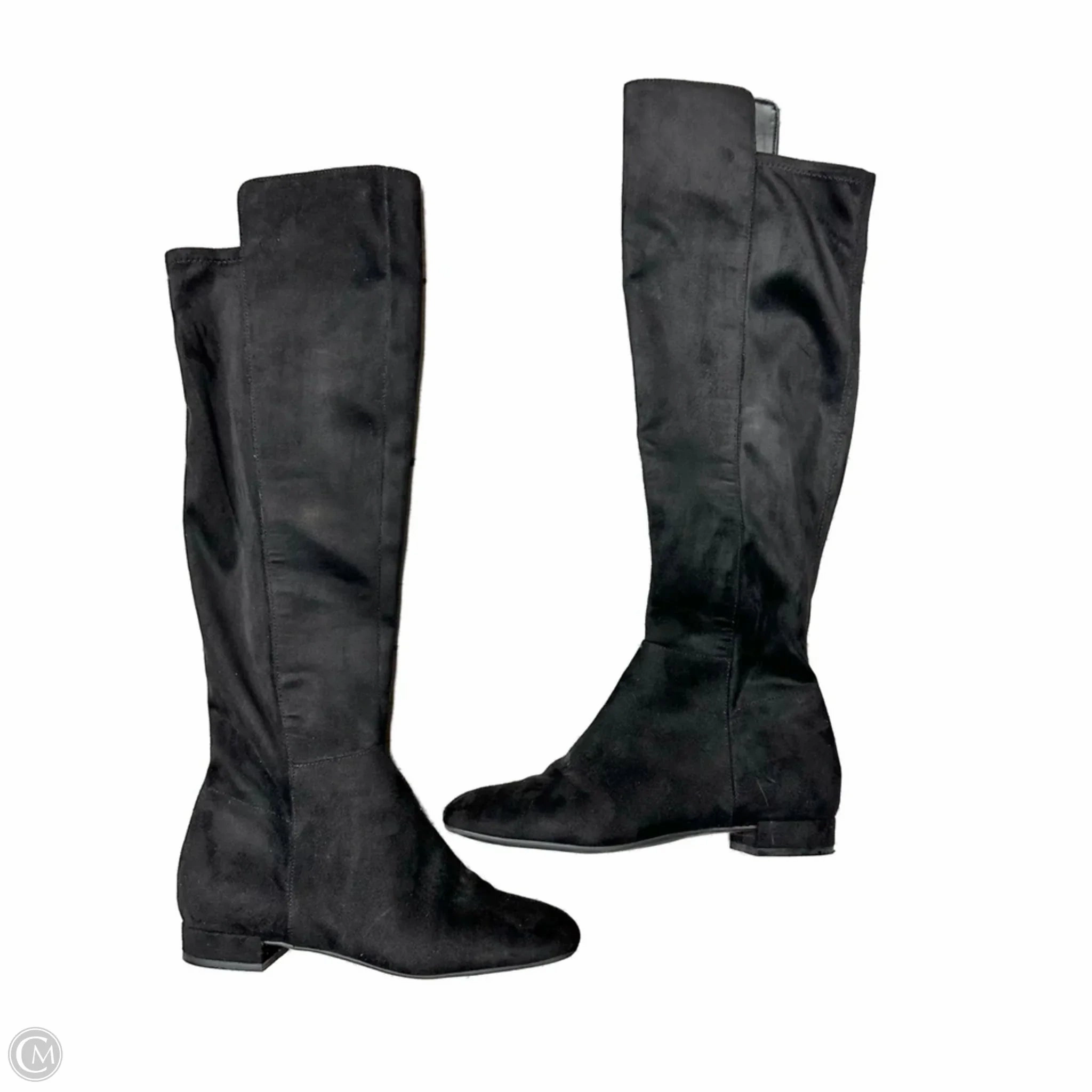 Boots Designer By Karl Lagerfeld In Black, Size: 7.5 Grace Walk Anatomical Contour Design