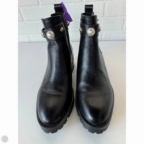 Boots Designer By Karl Lagerfeld In Black, Size: 8 King Walk Fantasy Path