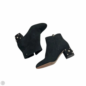 Denim Cool Flexible Torsion Bar Boots Designer By Kate Spade In Black, Size: 8