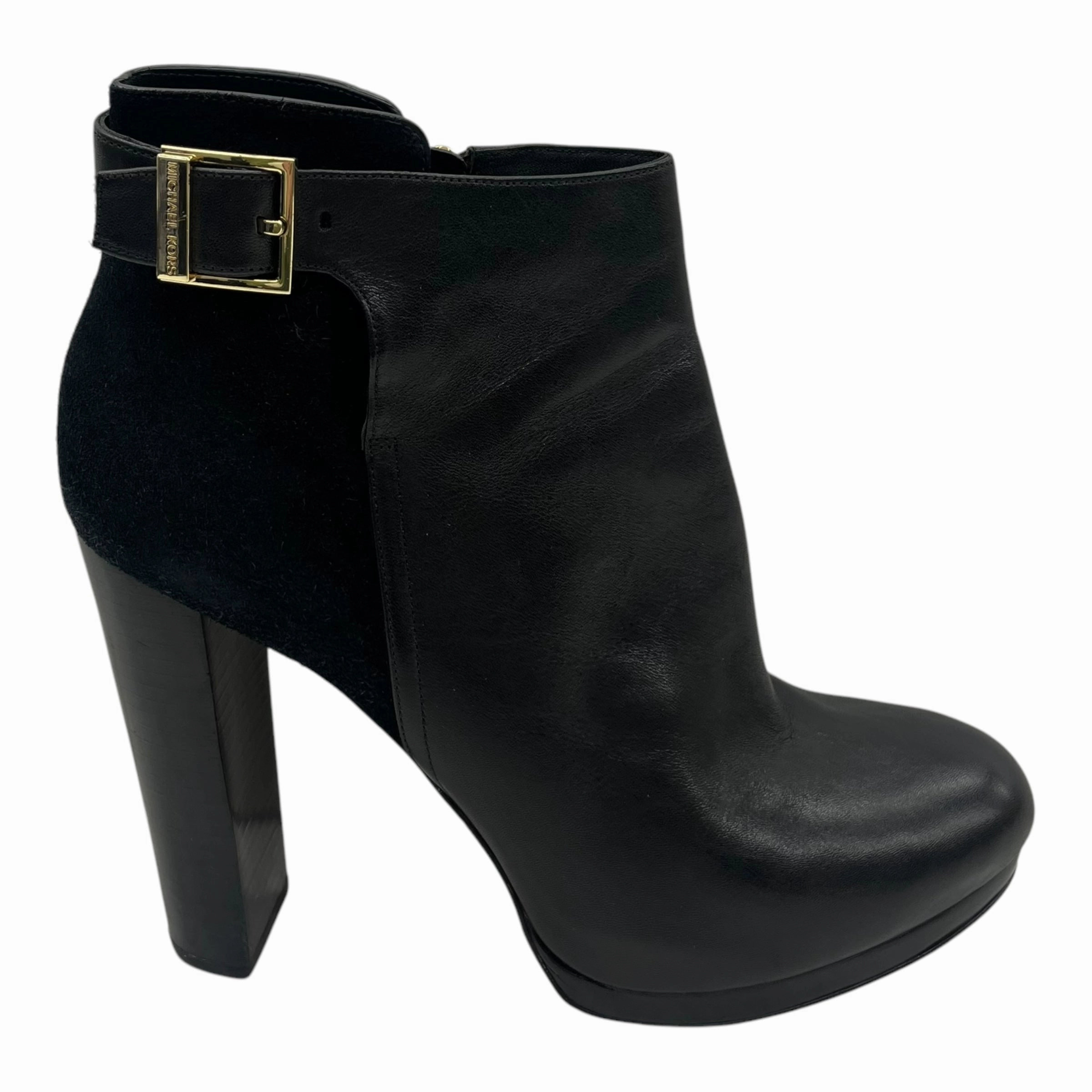 Greek Ease Boots Designer By Michael Kors In Black, Size:10