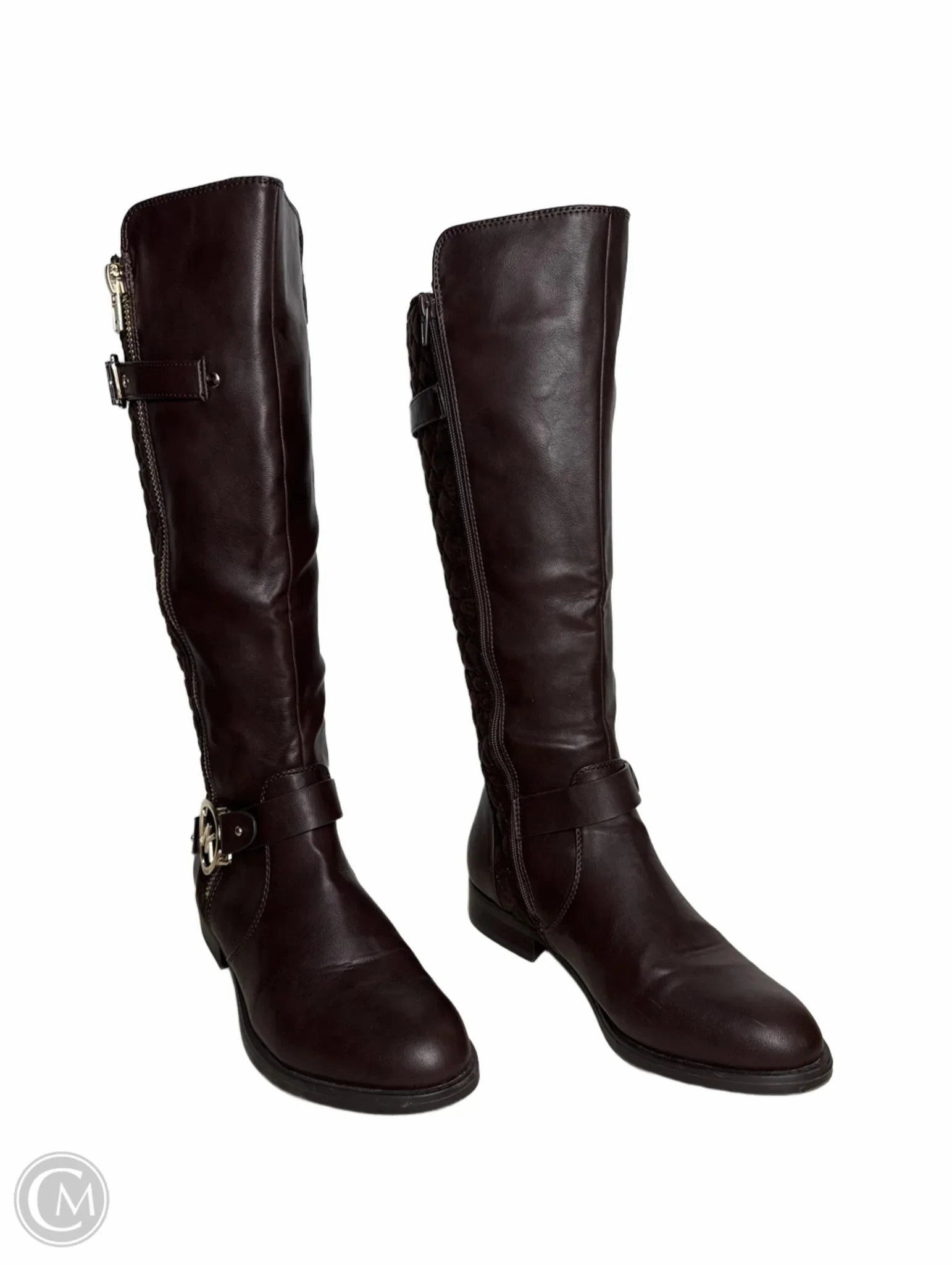 Boots Designer By Michael Kors In Brown, Size: 9 Good Traction