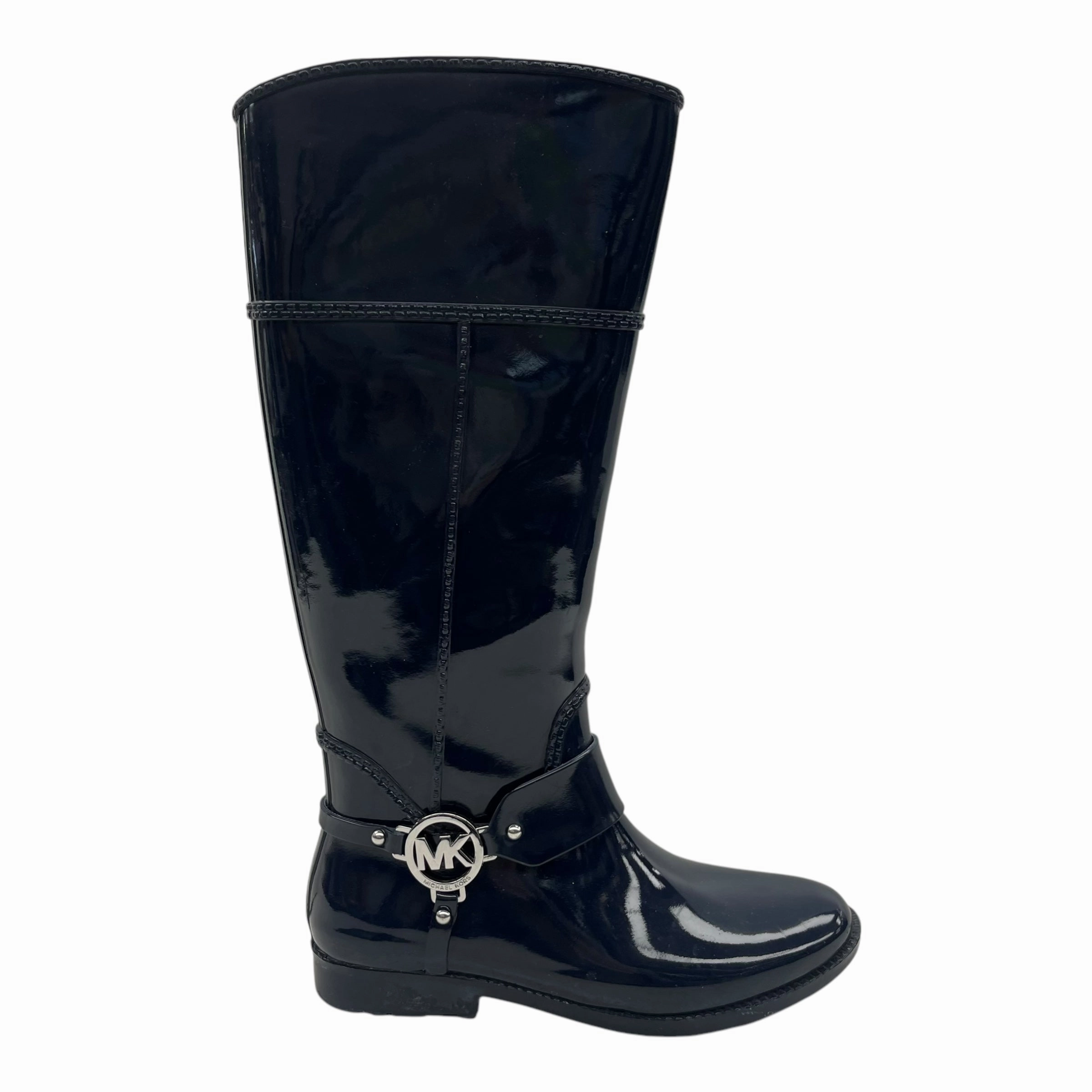 Sand Move Match All Boots Designer By Michael Kors In Navy, Size:8