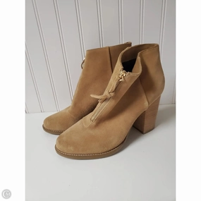 Boots Designer By Neiman Marcus In Tan, Size: 10 Chic Cool