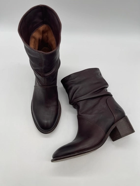 Boots Designer By Patricia Nash In Brown, Size: 6 Adjustable Closure