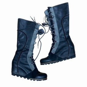 Daily Walk Couple Pair Boots Designer By Sorel In Black & Grey, Size:10