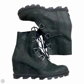 Slip Resistant Modern Commuters Boots Designer By Sorel In Black, Size: 10