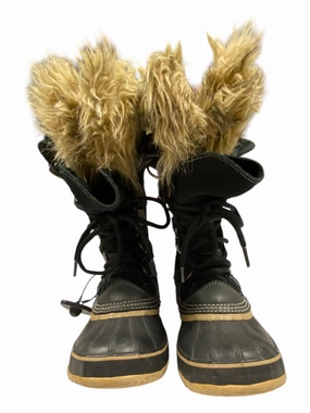 Ergonomic Footbed Shape Boots Designer By Sorel In Black, Size:7