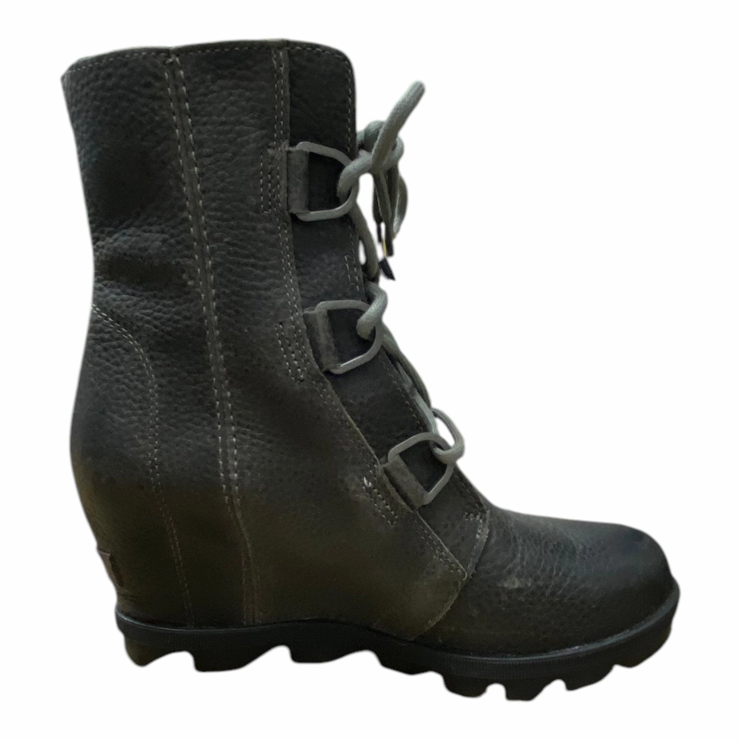 Stone Glam Boots Designer By Sorel In Grey, Size: 8