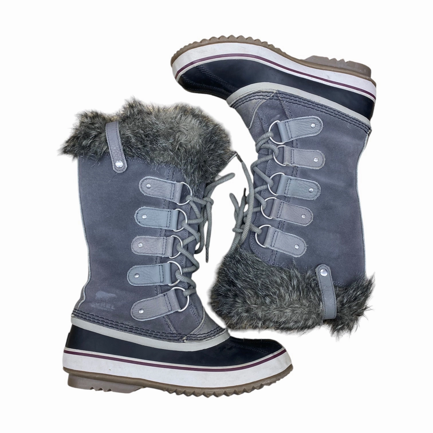 Retro Core Boots Designer By Sorel In Grey, Size: 8