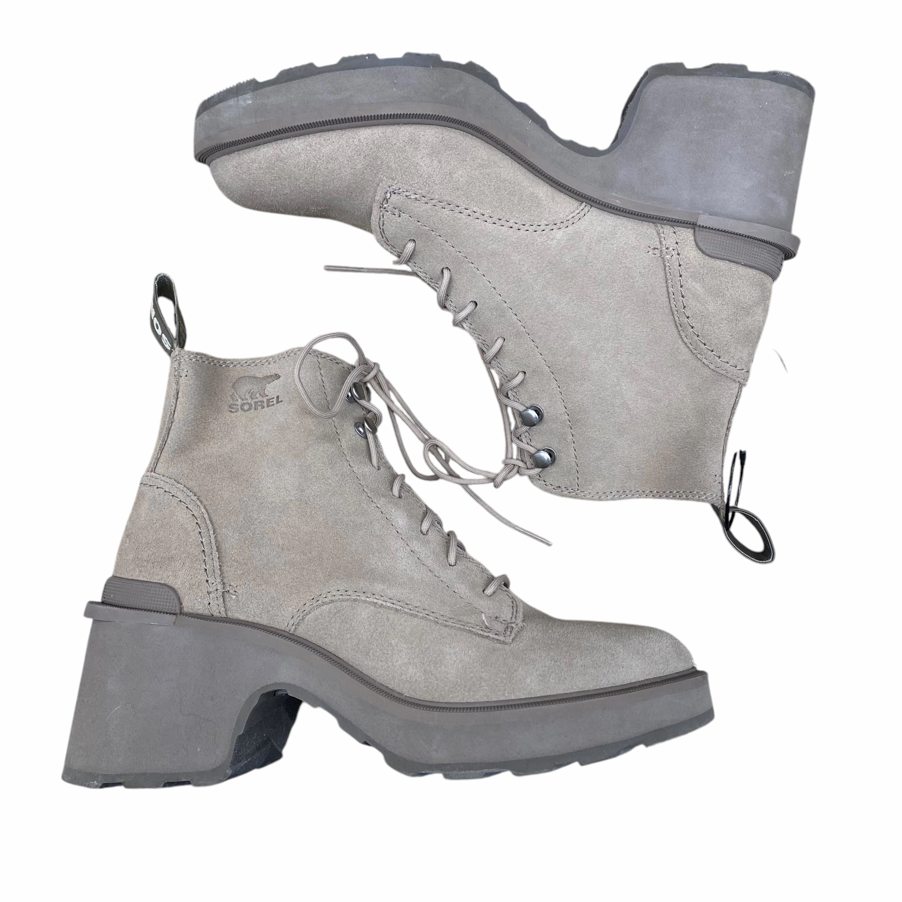 Boots Designer By Sorel In Taupe, Size:7 Impact Dispersion System