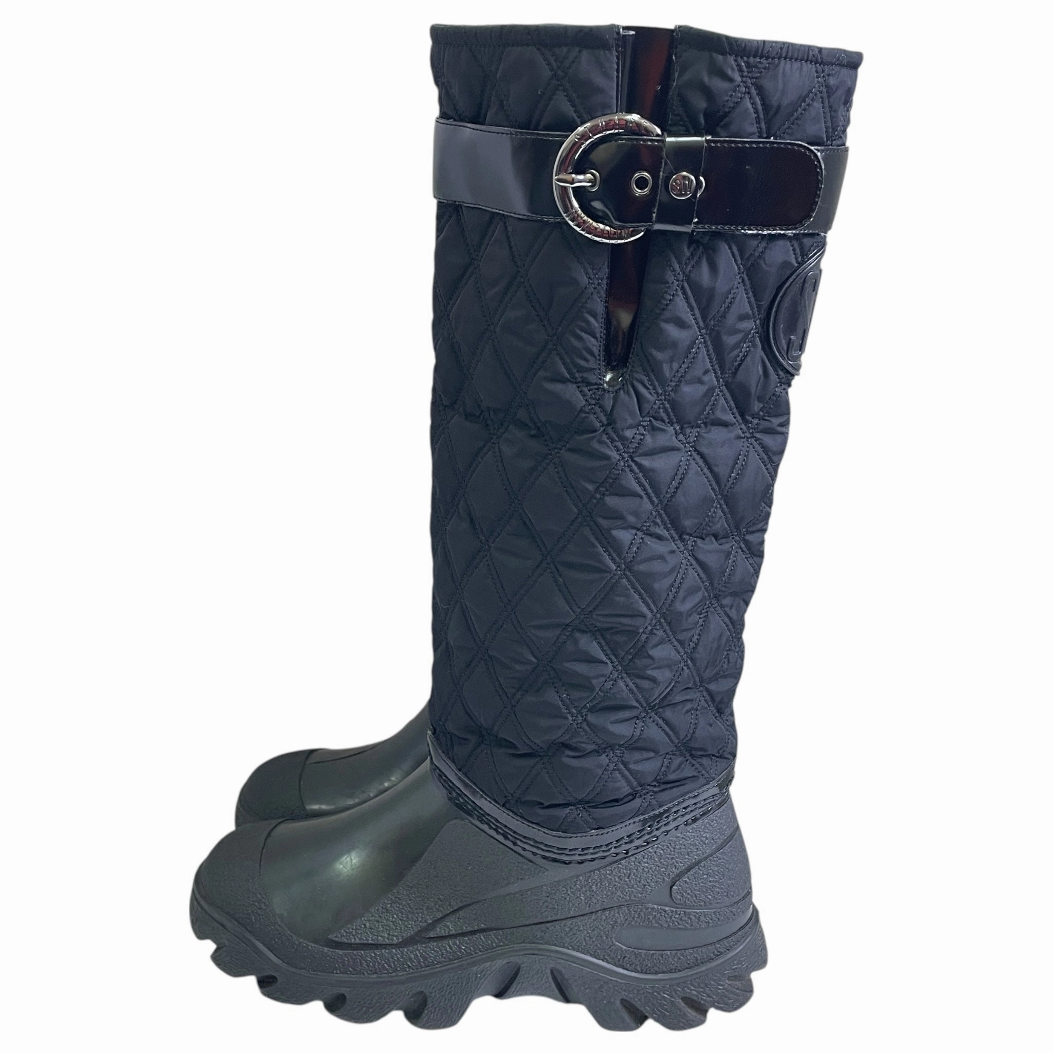 Ventilated Design Boots Designer By Stuart Weitzman In Black, Size:7.5