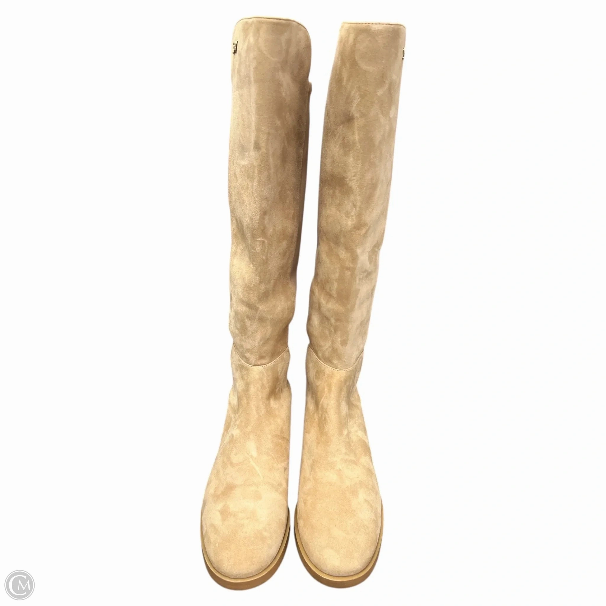 Boots Designer By Stuart Weitzman In Tan, Size: 9 Club Edge