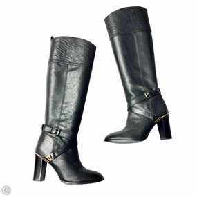 Boots Designer By Tory Burch In Black, Size: 6.5 Urban Style Bright Neon