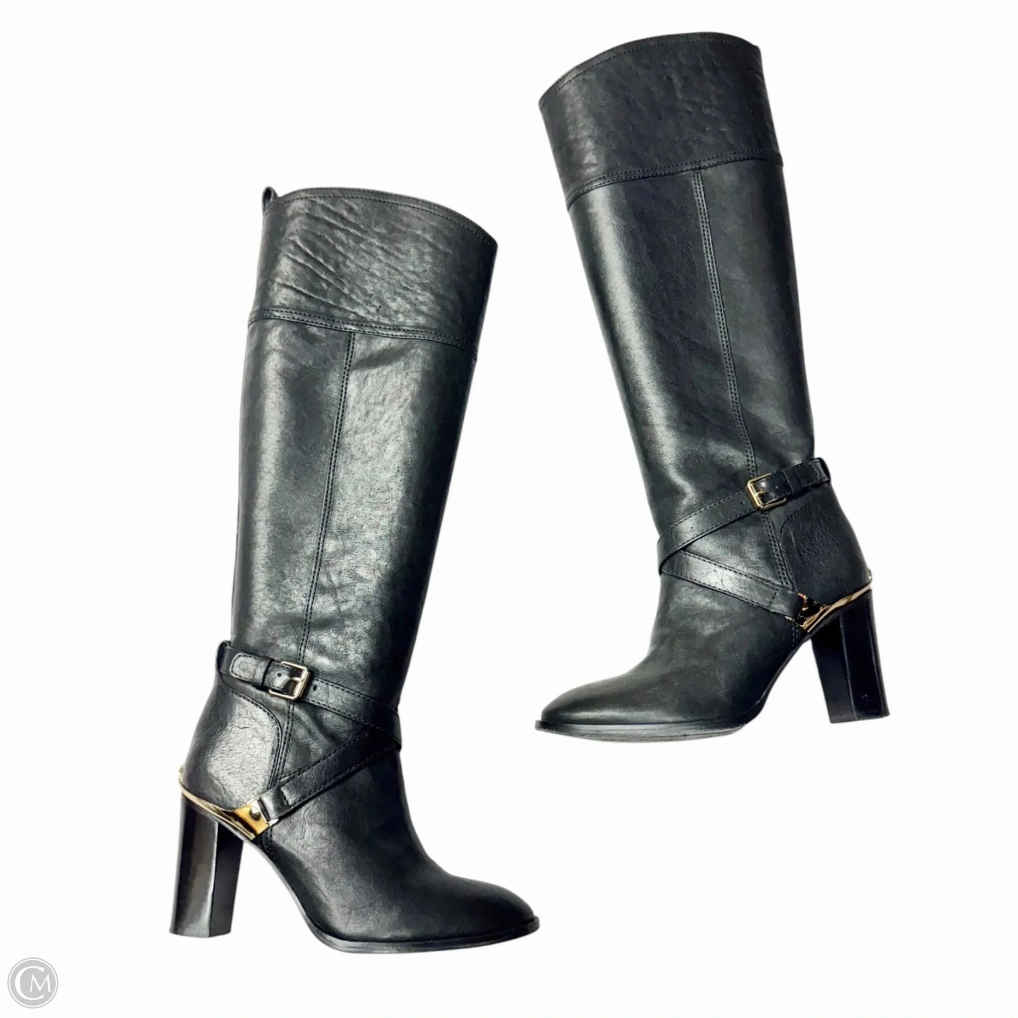 Boots Designer By Tory Burch In Black, Size: 6.5 Urban Style Bright Neon