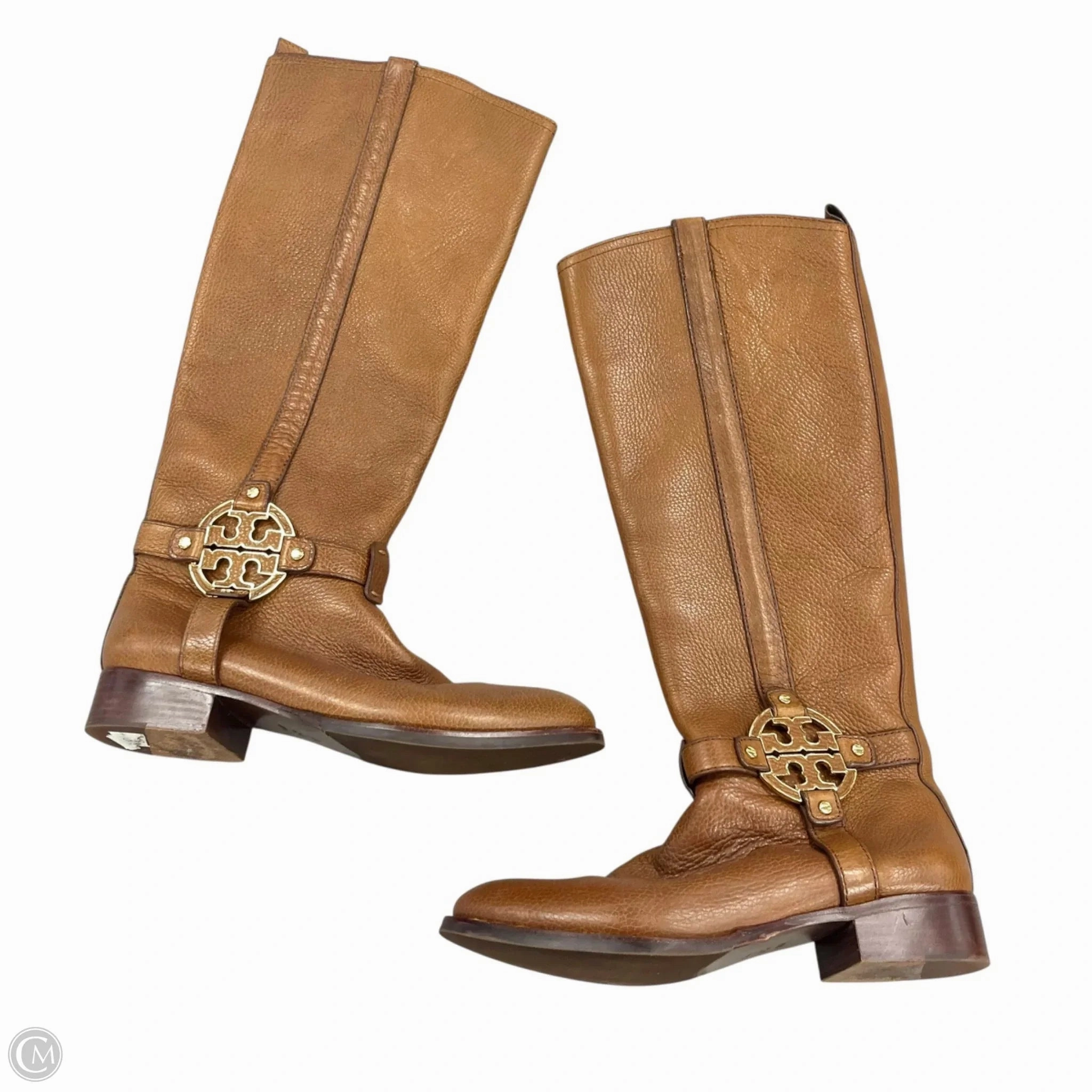 Boots Designer By Tory Burch In Brown, Size: 9.5 Hot Mood