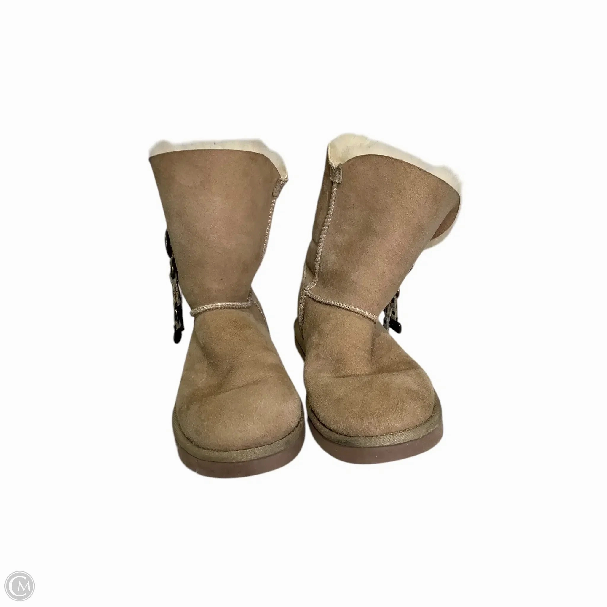 Style Base Arch Support Standing Workers Boots Designer By Ugg In Beige, Size: 7