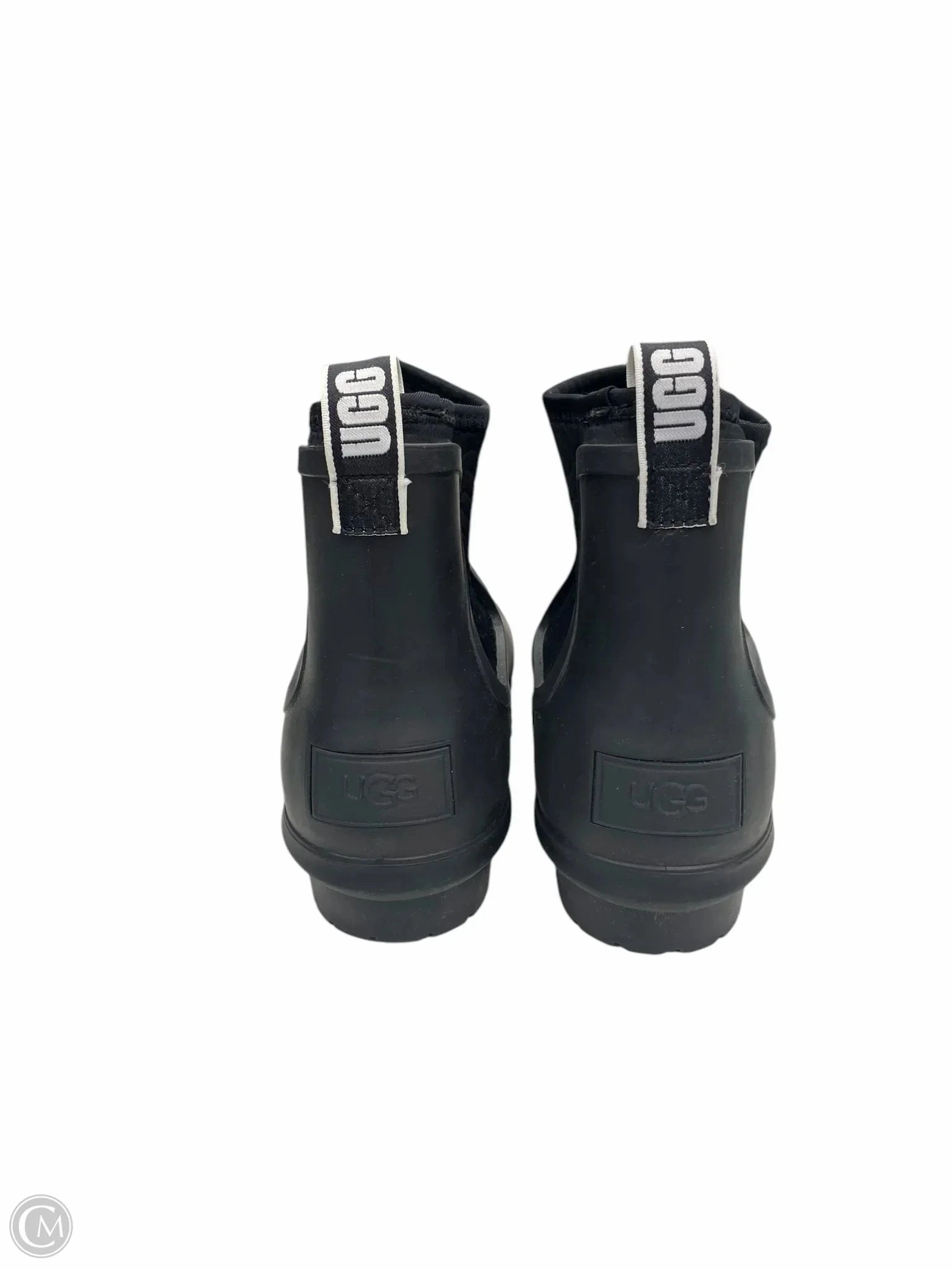 Boots Designer By Ugg In Black, Size: 6 Durable Build Adjustable Lace Closure