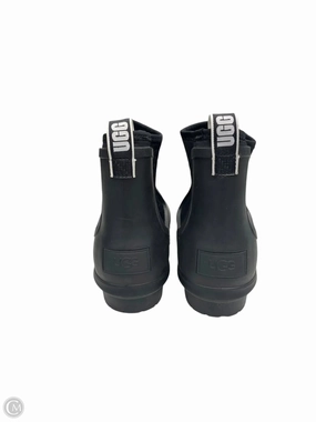 Boots Designer By Ugg In Black, Size: 6 Durable Build Adjustable Lace Closure