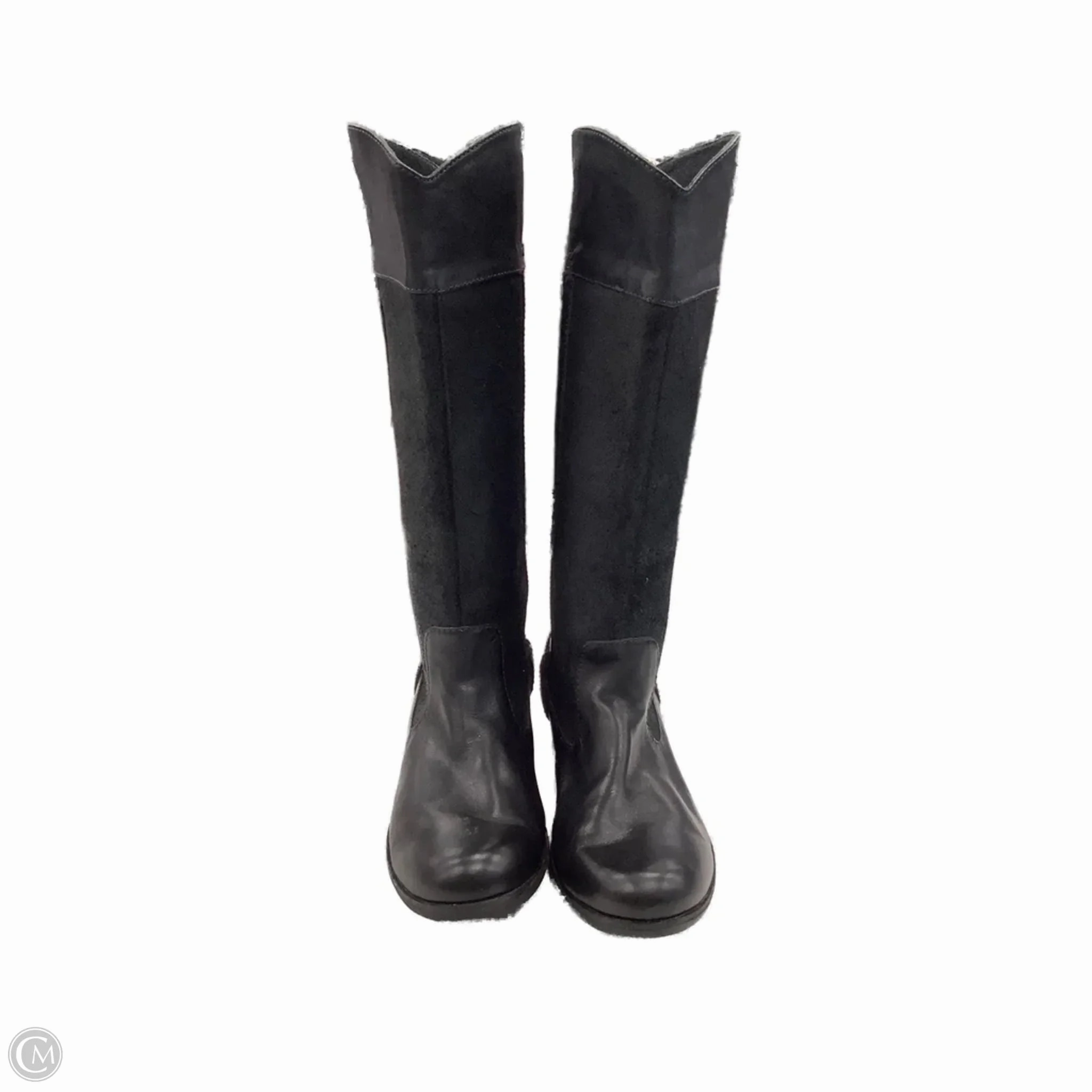Rain Safe Bright tone Boots Designer By Ugg In Black, Size: 7