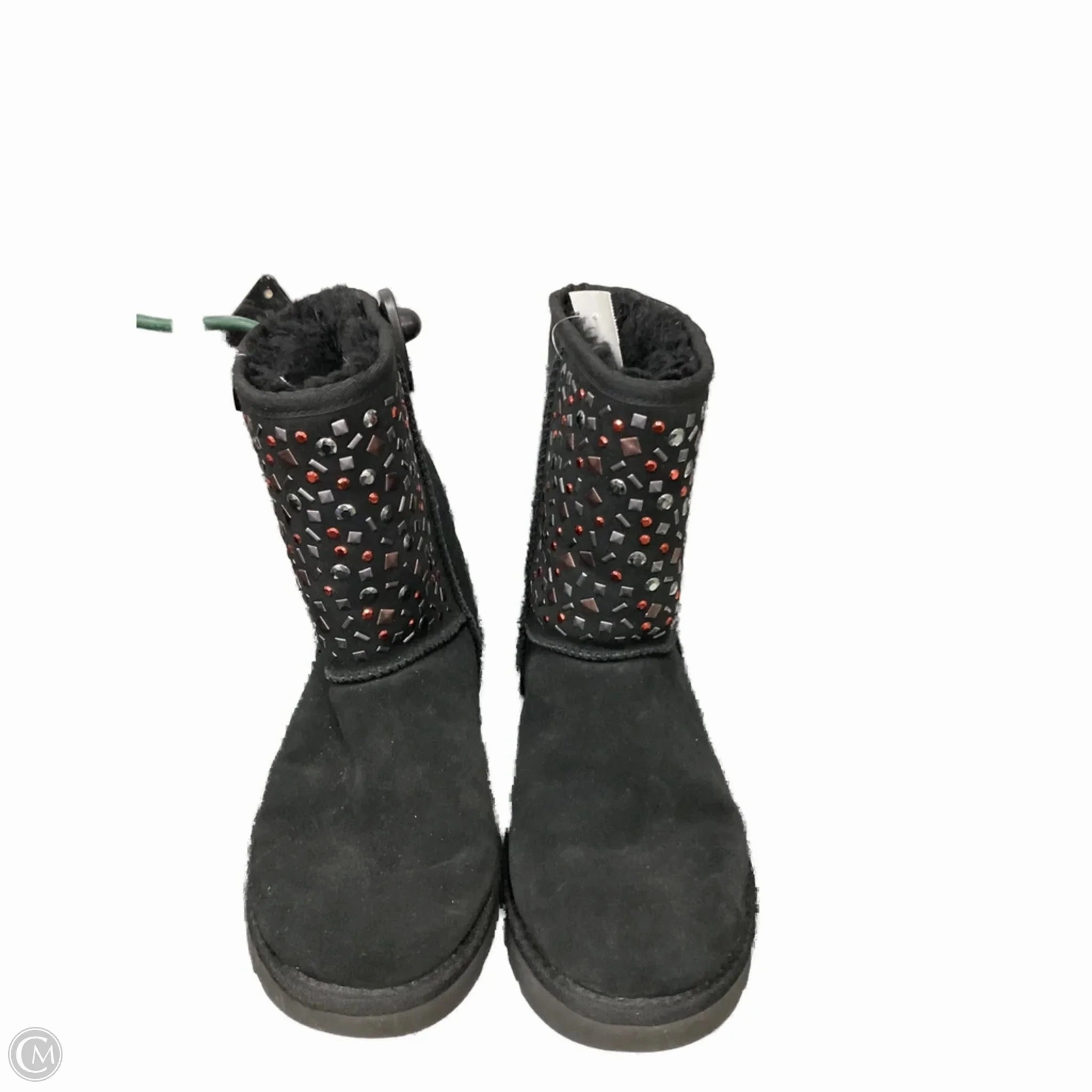 Boots Designer By Ugg In Black, Size: 7 construction Desert Run