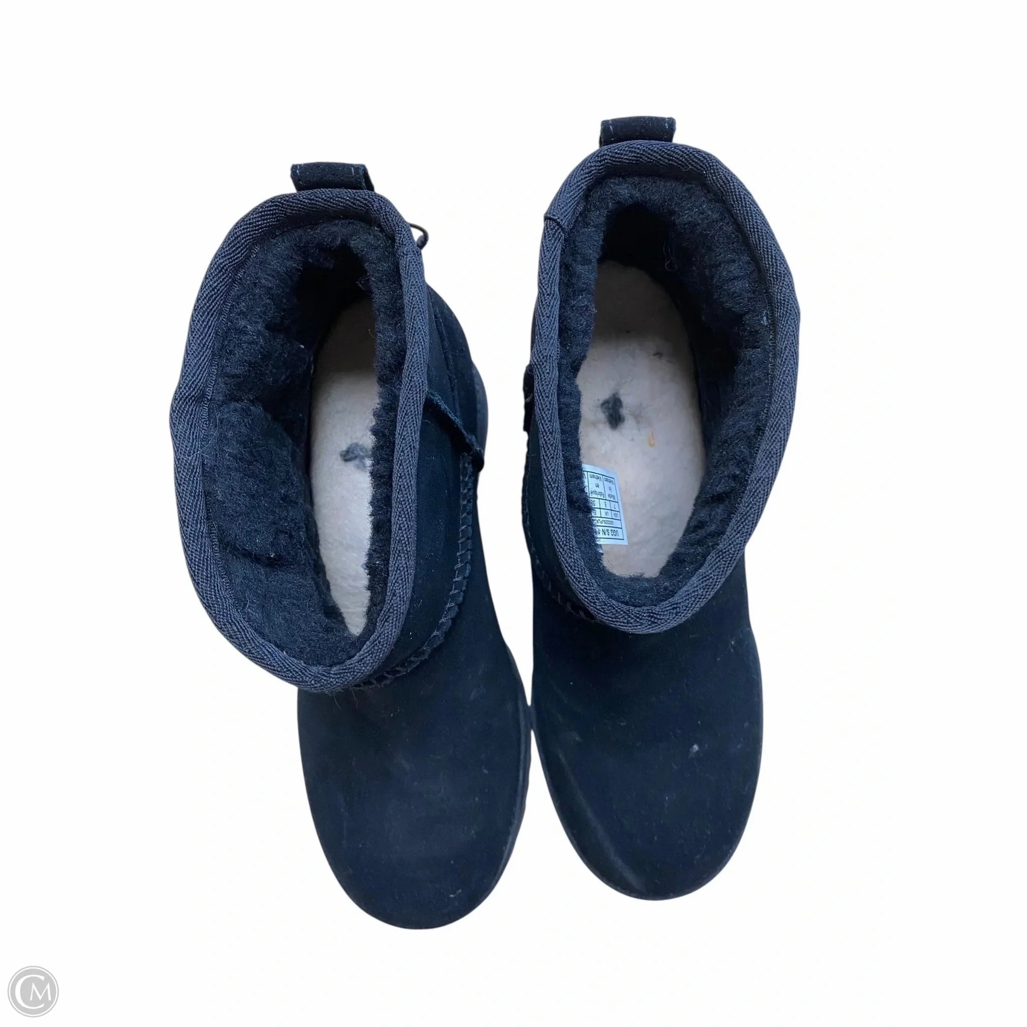 Boots Designer By Ugg In Black, Size: 7 Eco Friendly Minimalist Fans