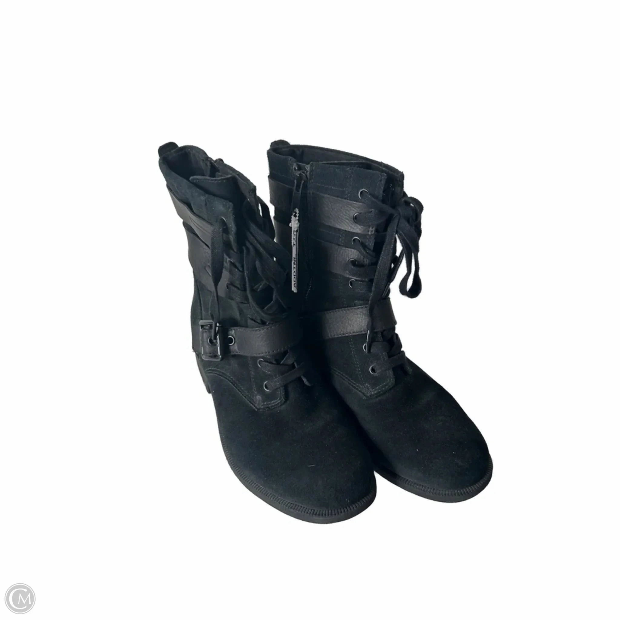 Chic Cool Comfort support Boots Designer By Ugg In Black, Size: 8