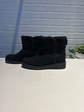 Boots Designer By Ugg In Black, Size: 8 Elastic Sling Light Core