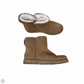 All Day Comfort Boots Designer By Ugg In Brown, Size: 10