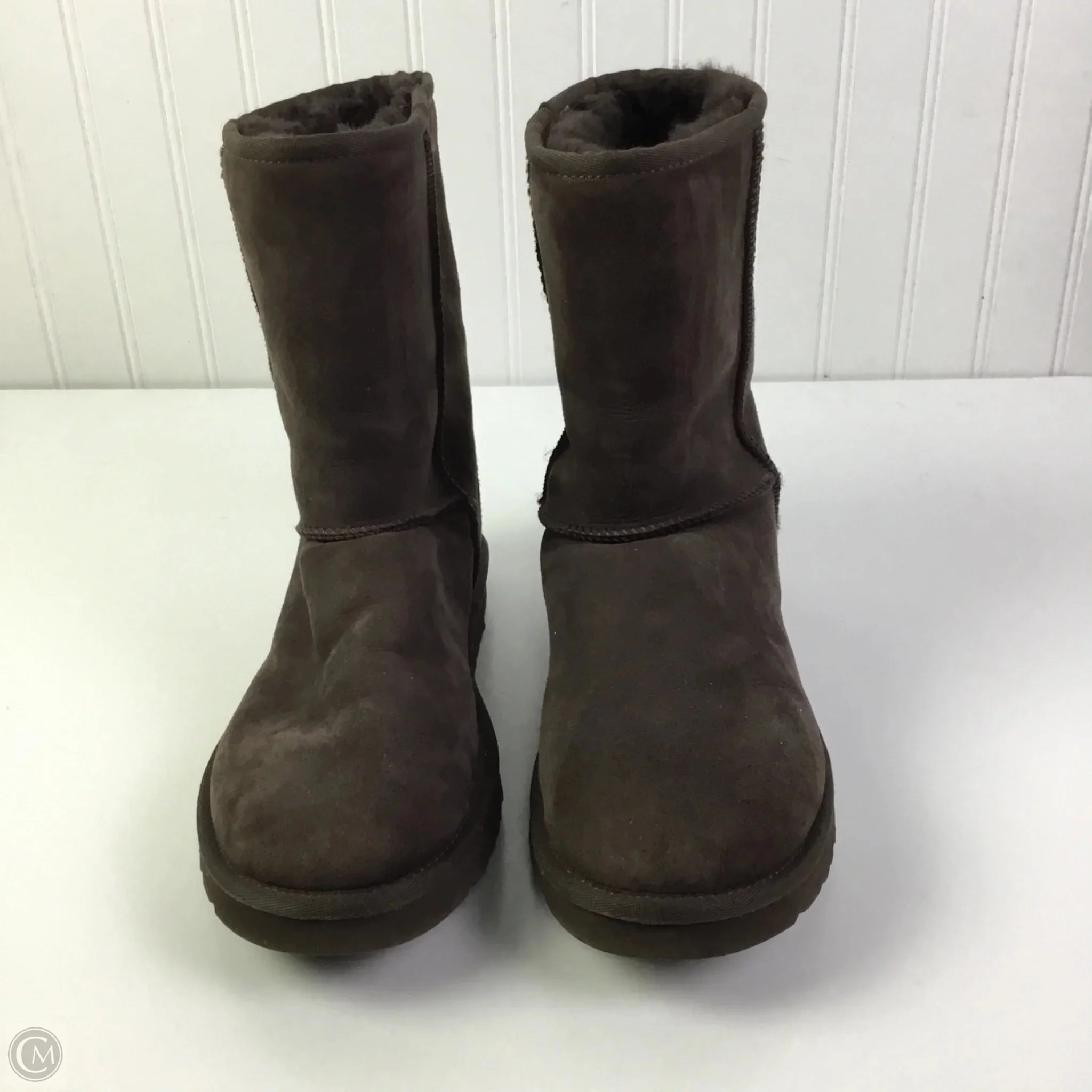 Ultra Light Construction Boots Designer By Ugg In Brown, Size: 10
