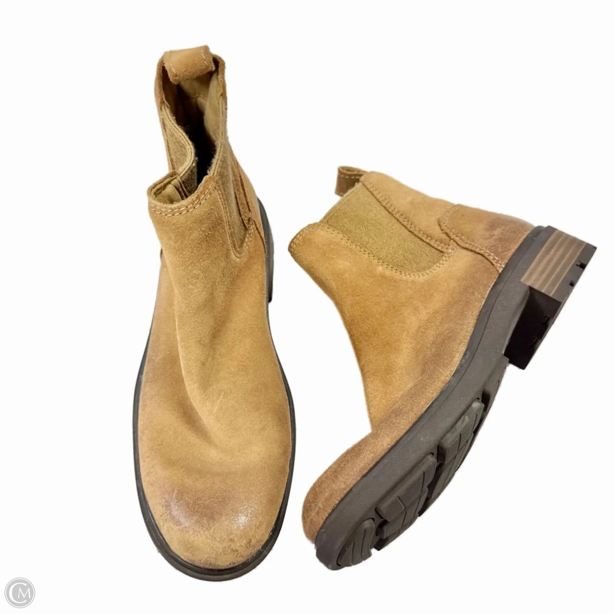 Bold Tone Boots Designer By Ugg In Brown, Size: 5.5