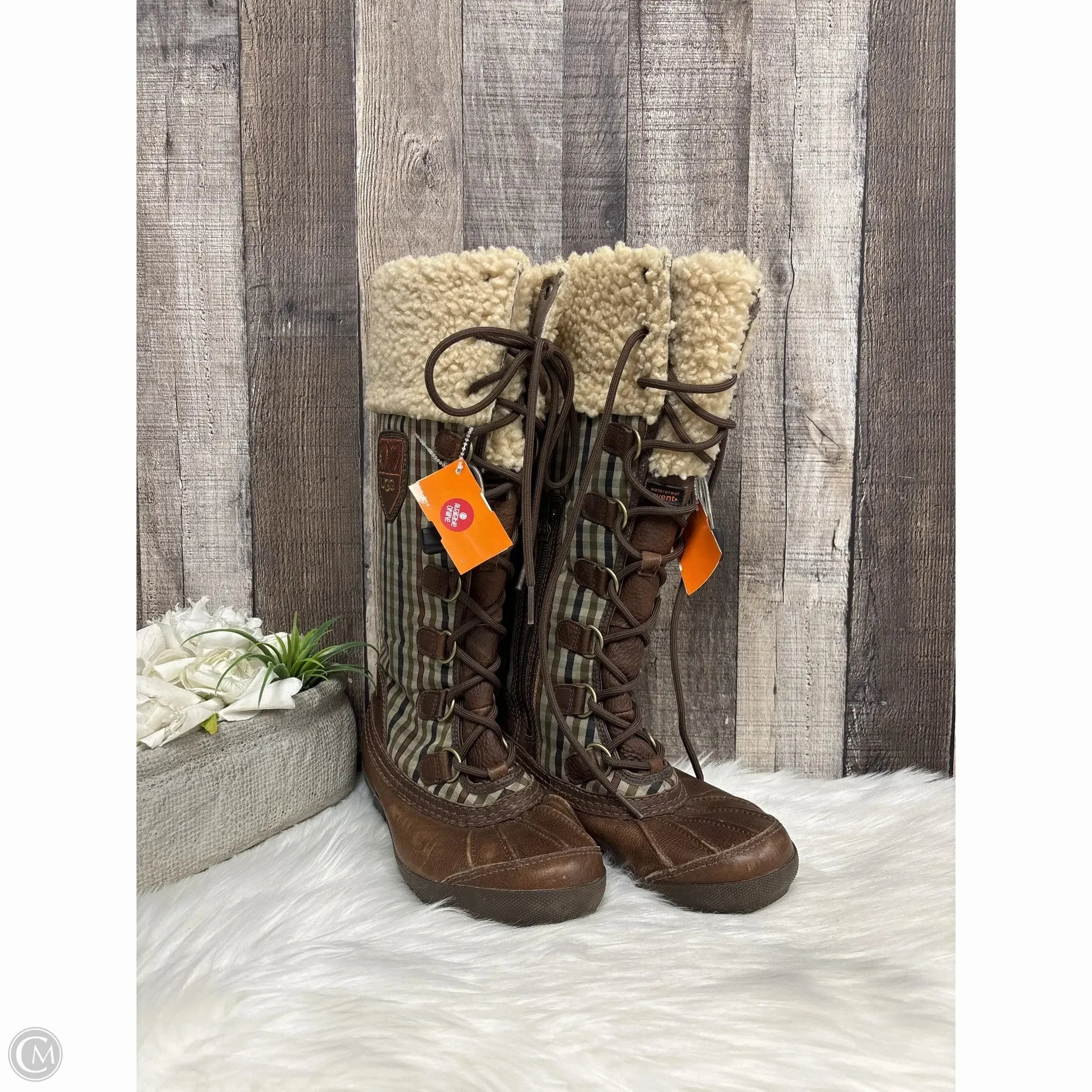 Boots Designer By Ugg In Brown, Size: 6.5 Soul Walk Low Impact Landing Design