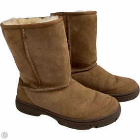 Boots Designer By Ugg In Brown, Size: 7 Compression Molding