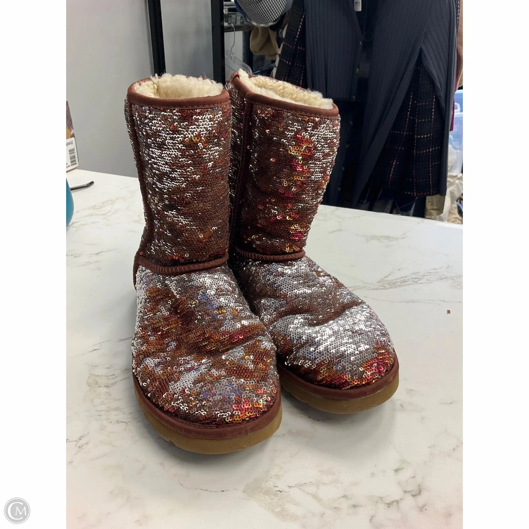 Boots Designer By Ugg In Brown, Size: 8 Soul Walk