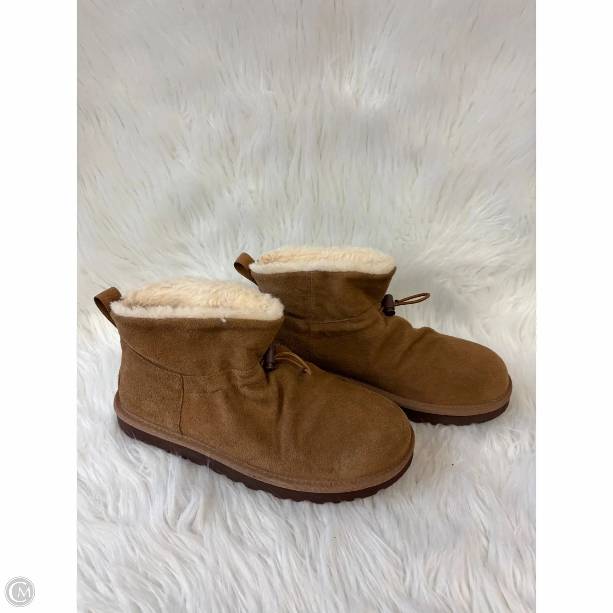 Boots Designer By Ugg In Brown, Size: 8 Ventilated Mesh Travel Enthusiasts Flex Groove Technology