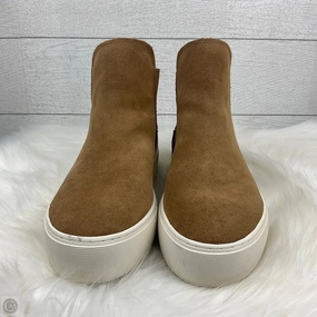 High Arch Flexible Outsole Boots Designer By Ugg In Brown, Size: 8